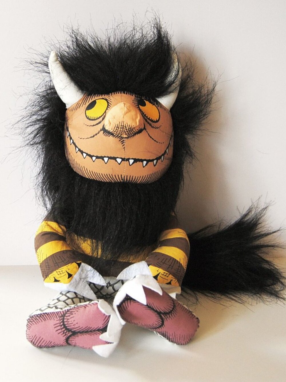 Where the Wild Things Are Wild Thing Plush Moishe Horned Monster 16"